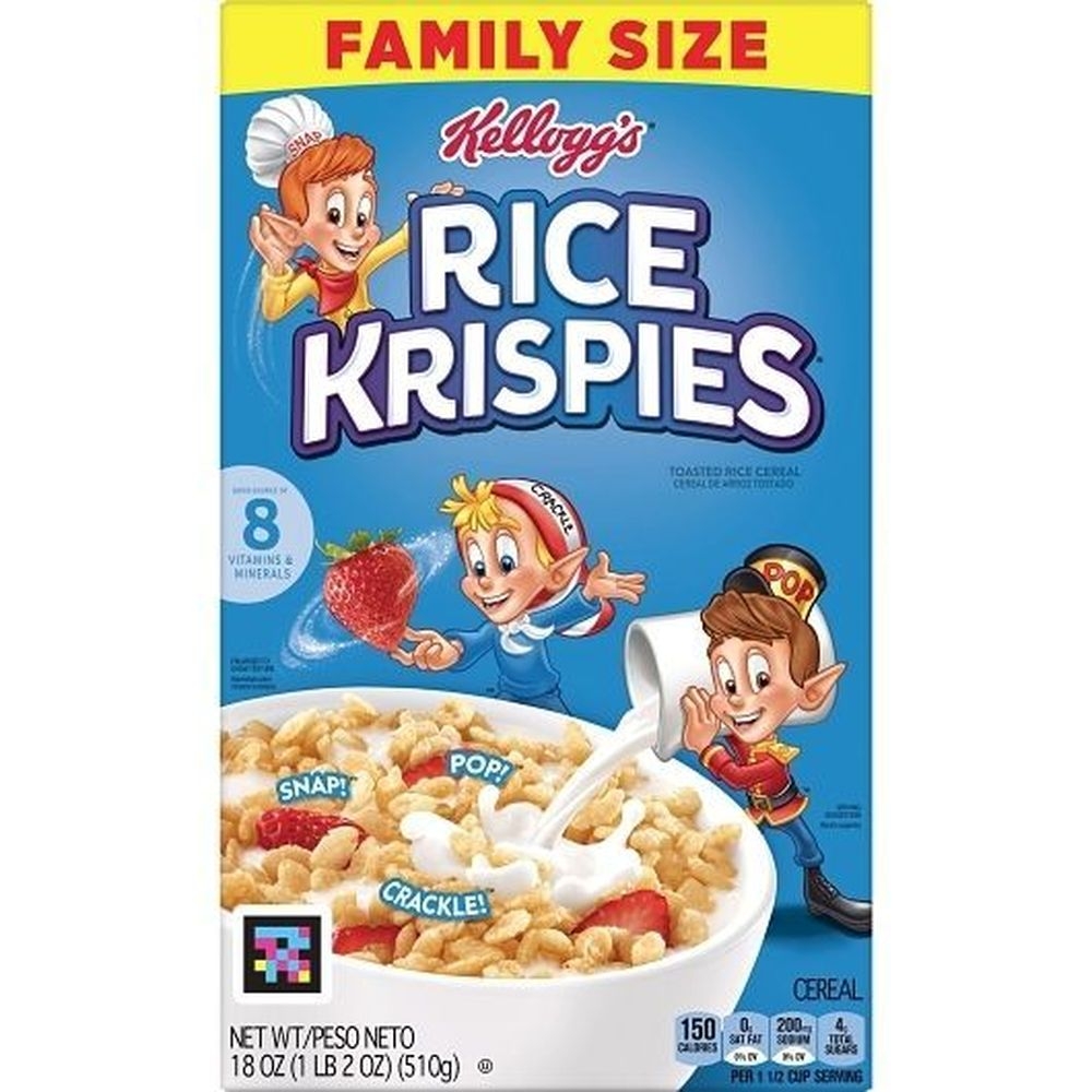 Kelloggs Rice Krispies Cereal, 18 Ounce -- 6 per case