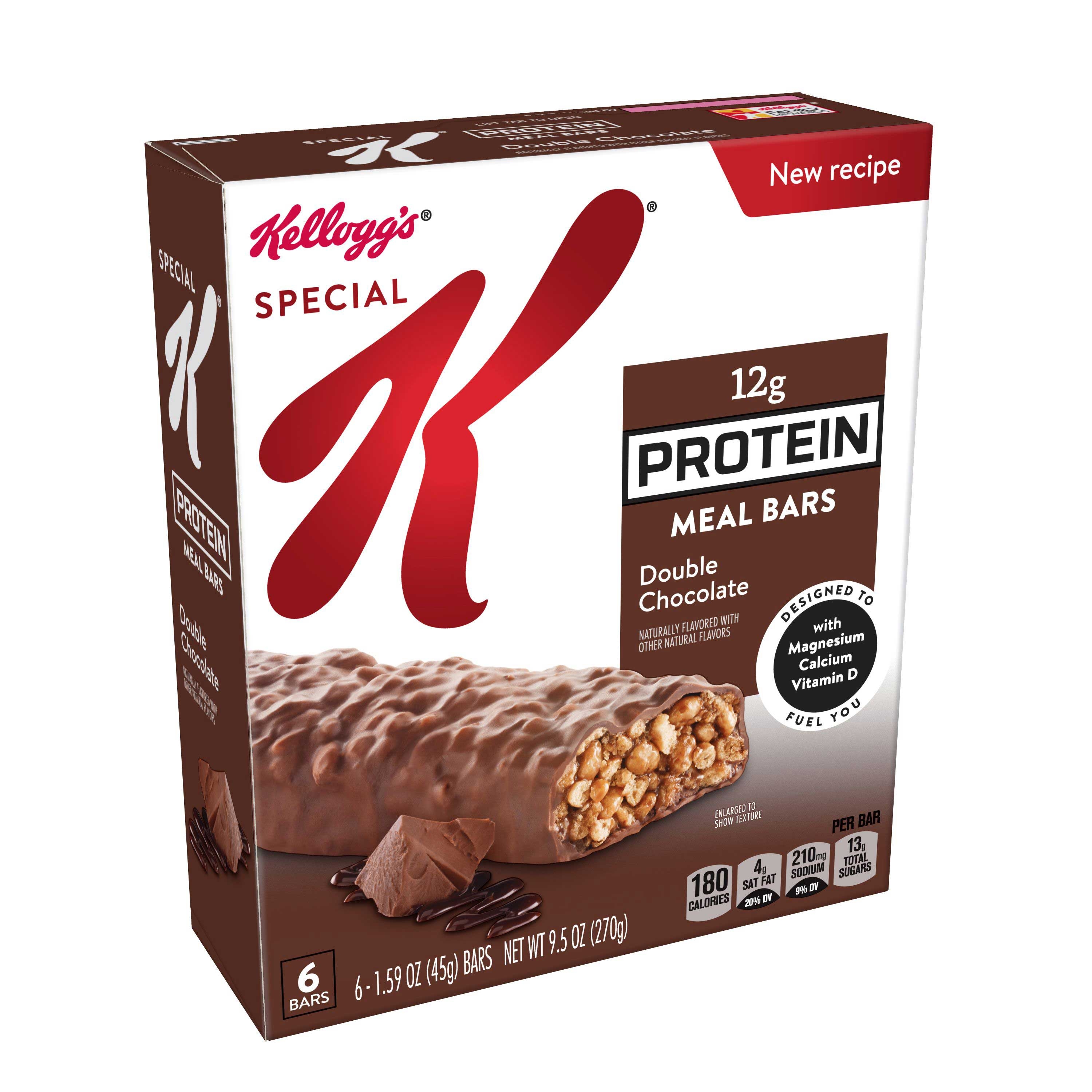 Special K Double Chocolate Protein Meal Bar, 9.5 Ounce -- 6 per case.