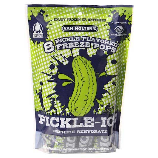 Van Holtens Pickle Ice Flavored Freeze Pops, 2 Ounce -- 48 per case