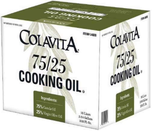 Colavita Canola 75/25 Virgin Olive Oil Blend, 10 Liter