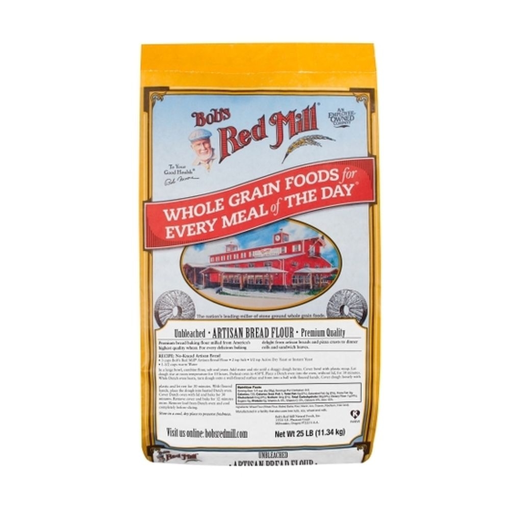 Bobs Red Mill Artisan Bread Flour, 25 Pound