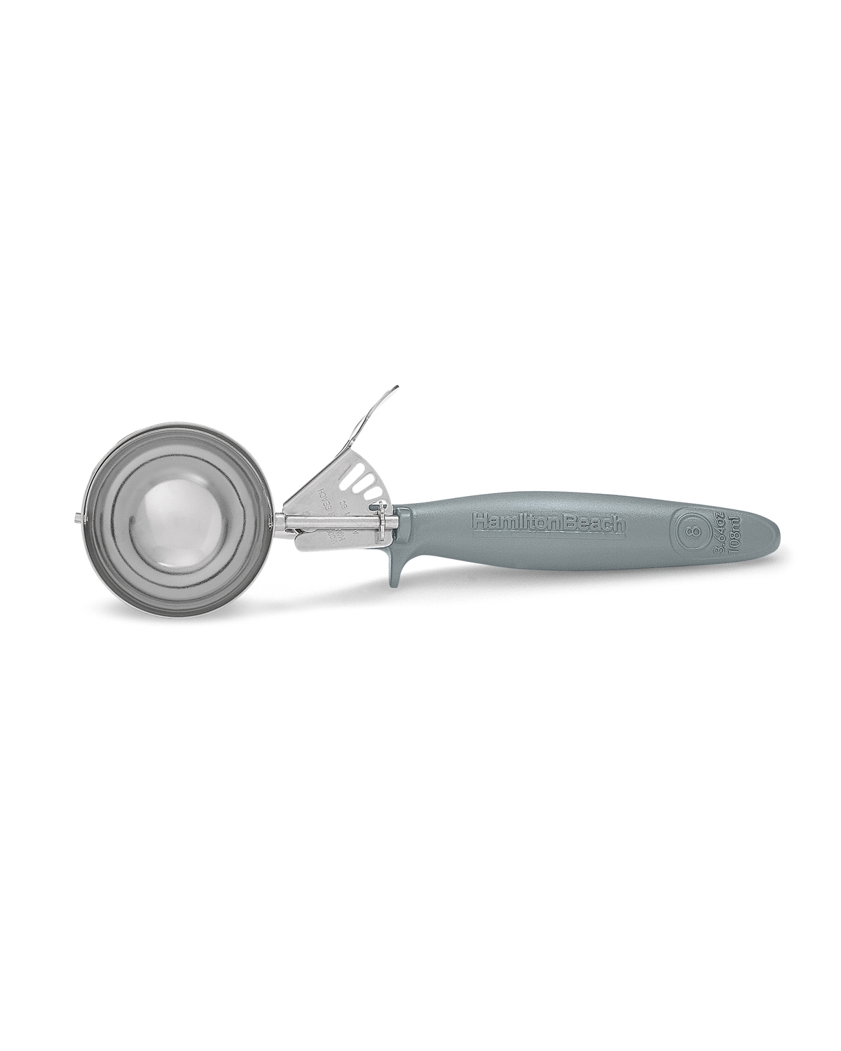 Grey Ergogrip Microban Stainless Steel Disher.