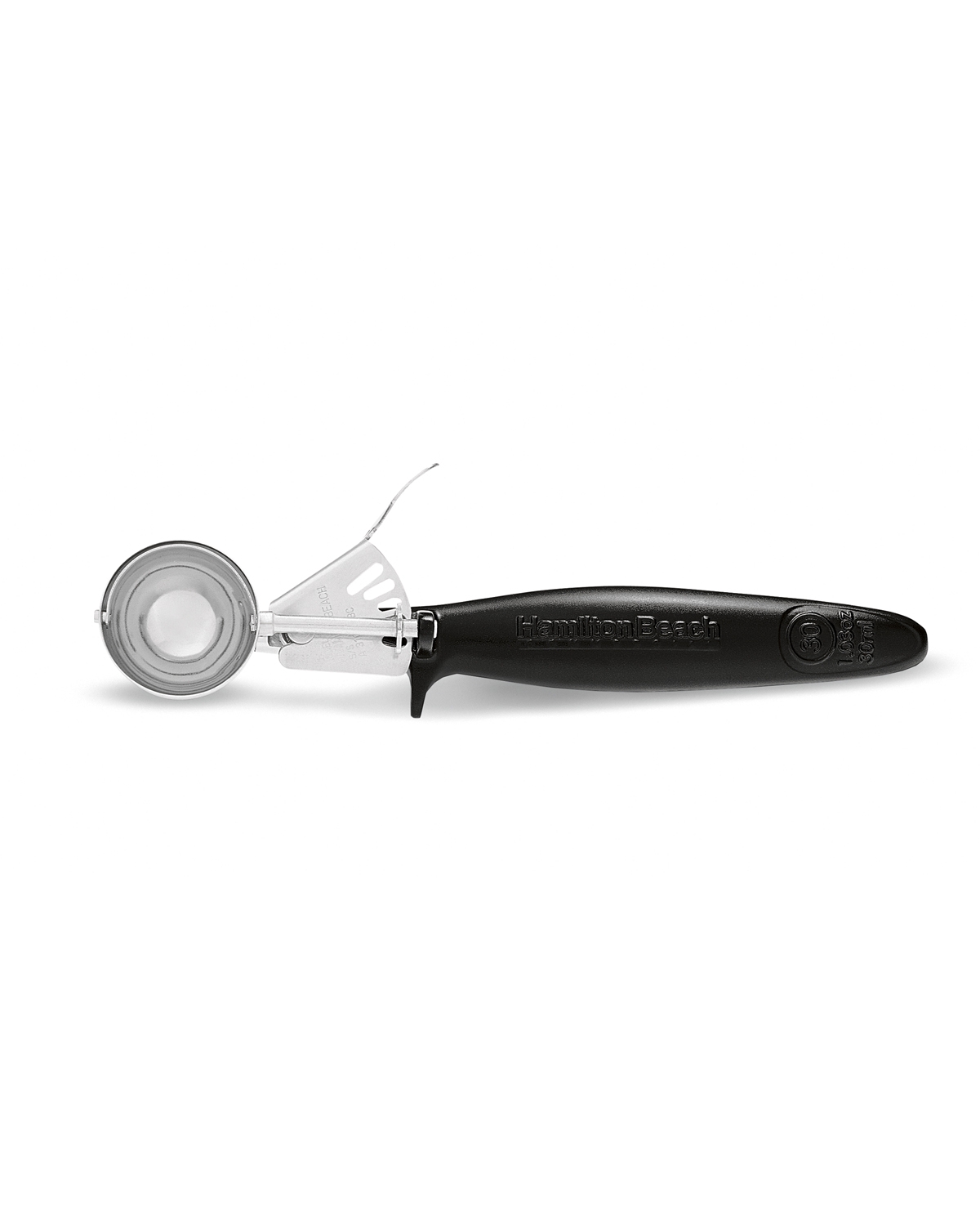 Black Ergogrip Microban Stainless Steel Disher.