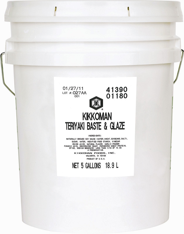 Kikkoman Teriyaki Baste and Glaze, 5 Gallon.