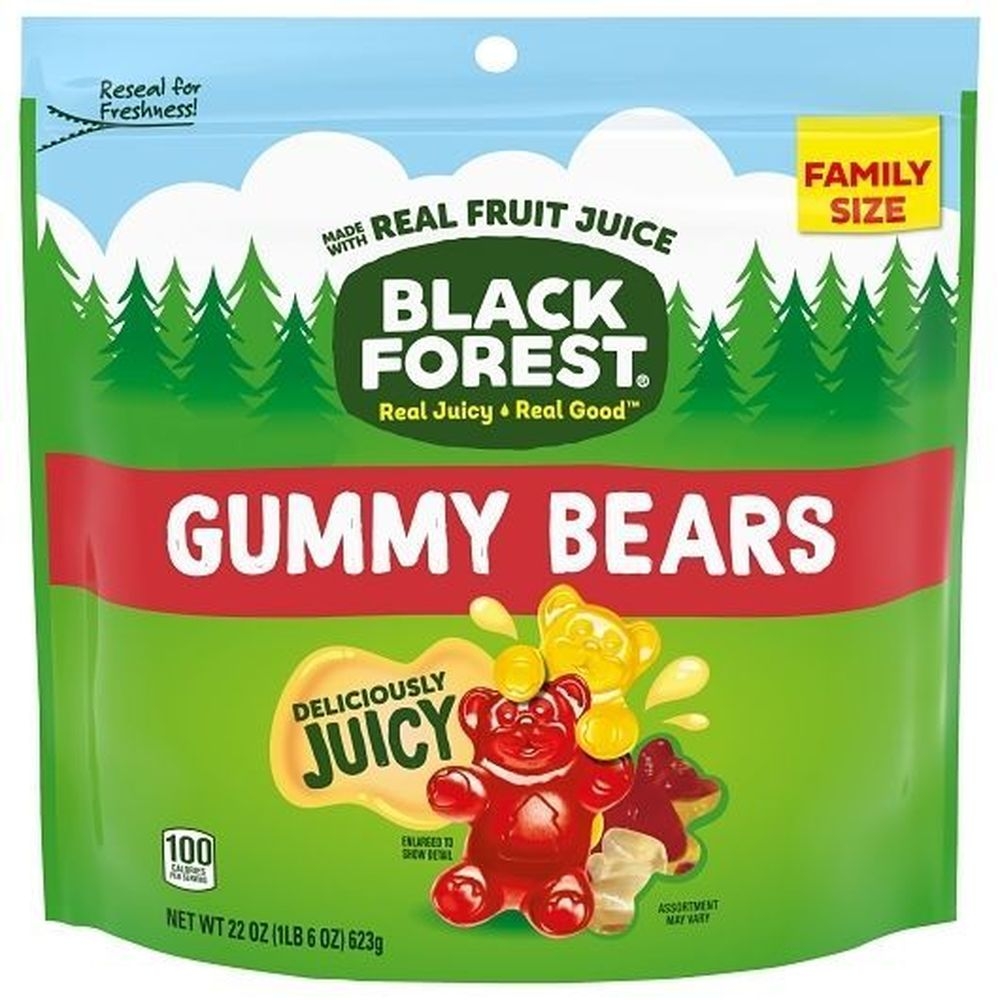 Black Forest Gummy Bears, 22 Ounce Stand Up Bag -- 5 per case