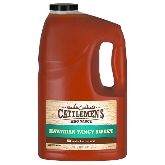 Cattlemen's Hawaiian Tangy Sweet BBQ Sauce, 1 Gallon