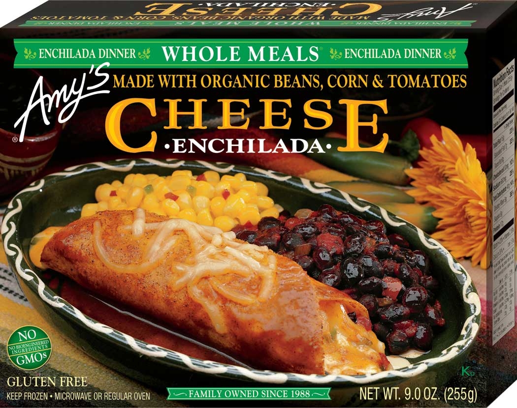 Amys Organic Cheese Enchilada Whole Meal, 9 Ounce -- 12 per case