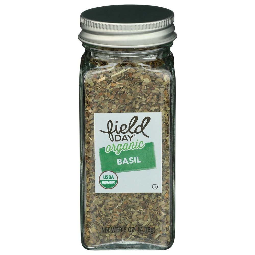 Field Day Organic Basil Herb, 0.5 Ounce -- 6 per case