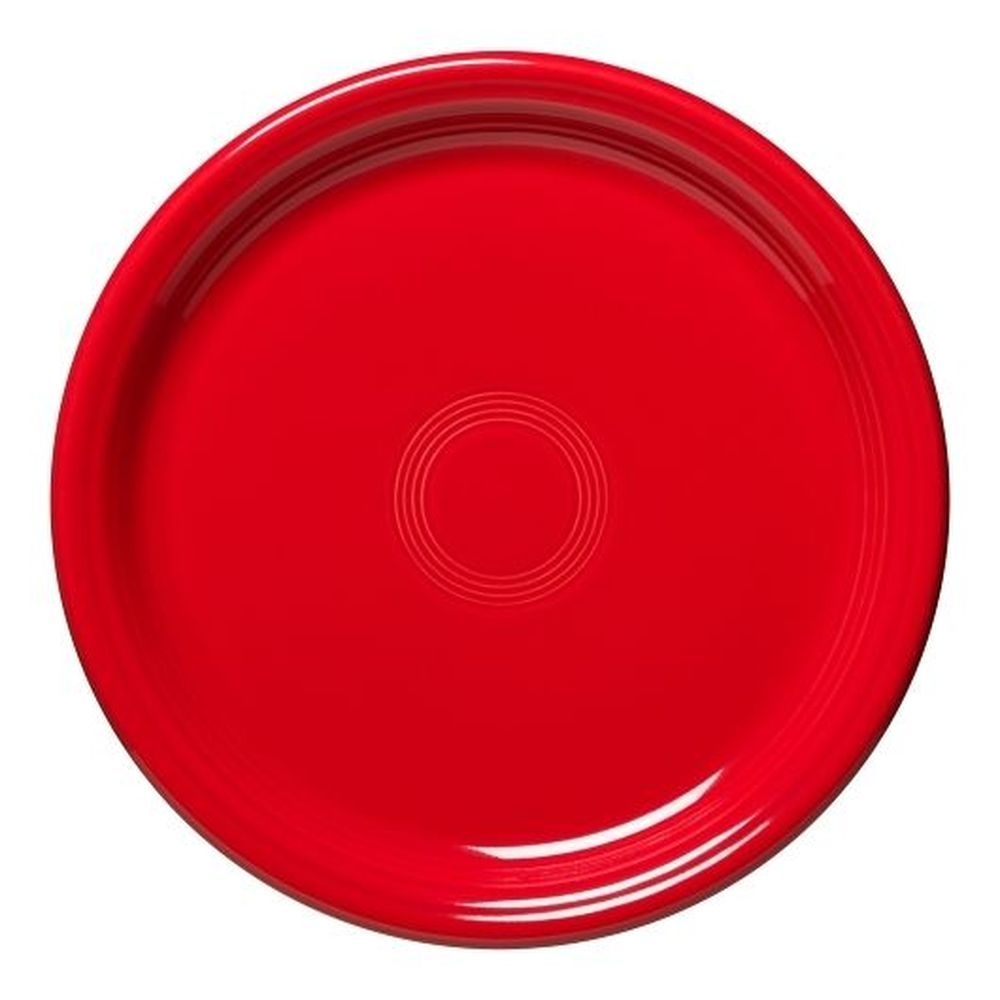 Fiesta Bistro Coupe 9 inch Dia. Scarlet Luncheon Plate, 12 count