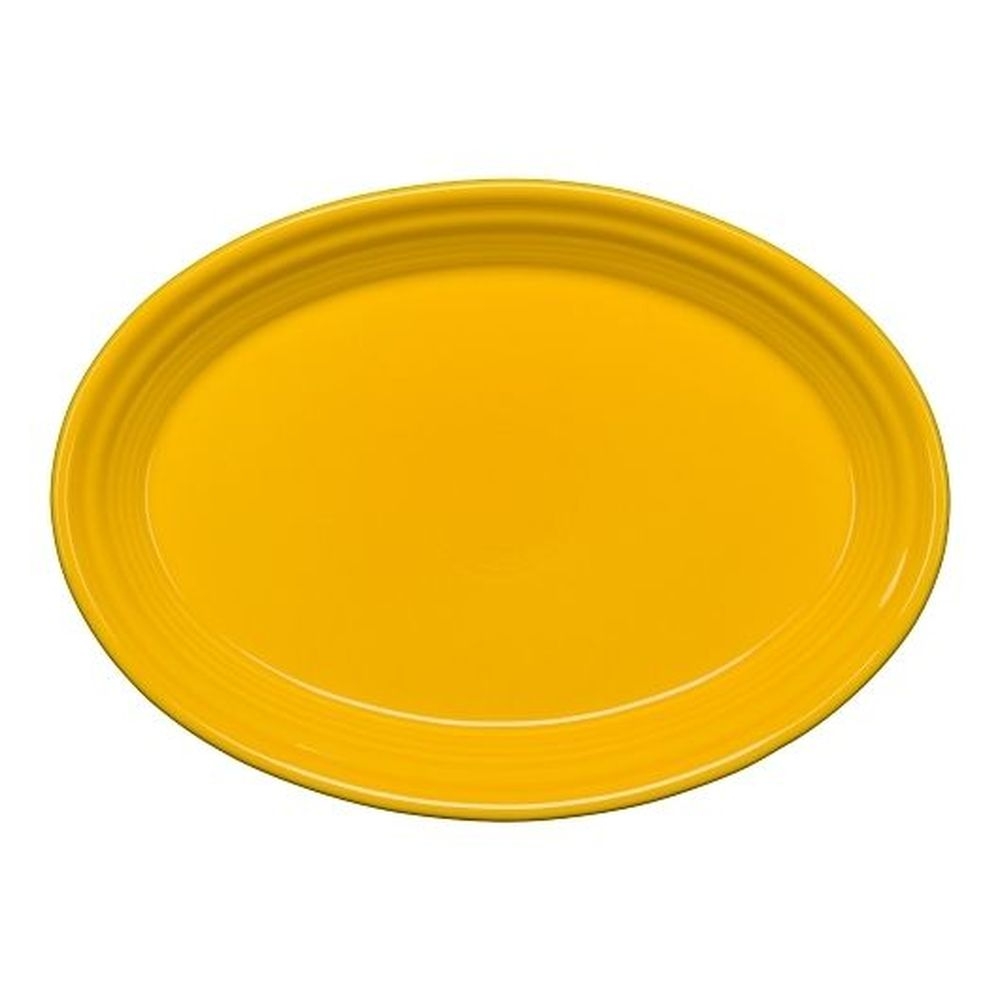 Fiesta 13 5/8 inch Daffodil Large Oval Serving Platter, 12 count