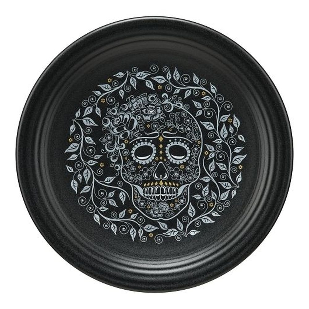 Fiesta Skull and Vine 11.75 inch Dia. Foundry Plate, 4 count