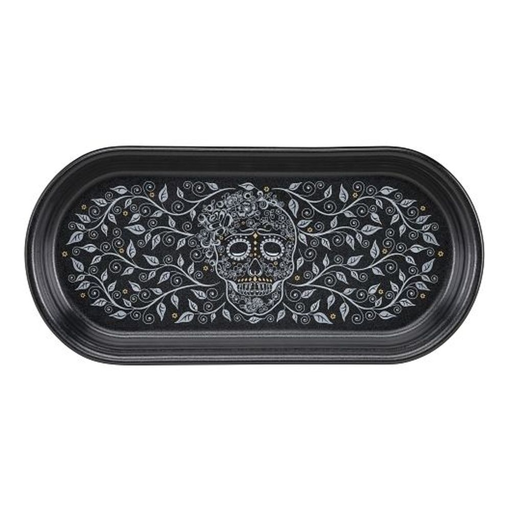 Fiesta Skull and Vine 11 7/8 inch Oblong Serving Platter, 6 count