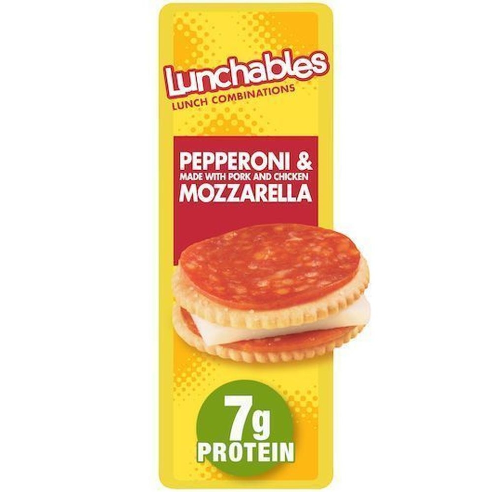 Lunchables Pepperoni and Mozzarella Cheese with Crackers Snack Kit, 1.3 Ounce -- 12 per case
