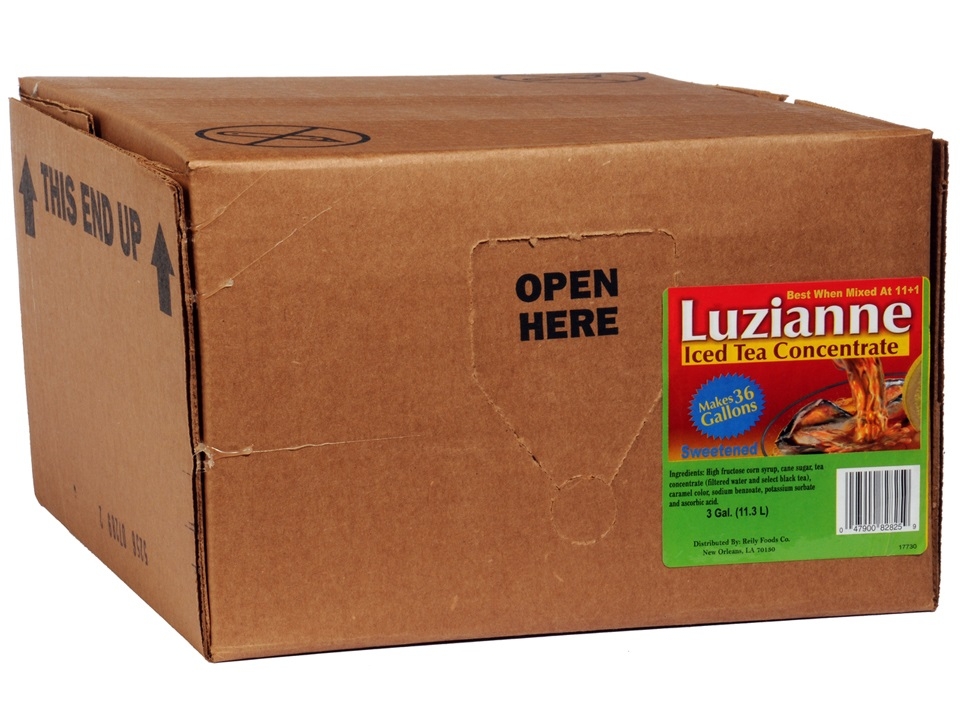 Luzianne Sweet Fresh Brewed Iced Tea - Bag in Box, 3 Gallon.