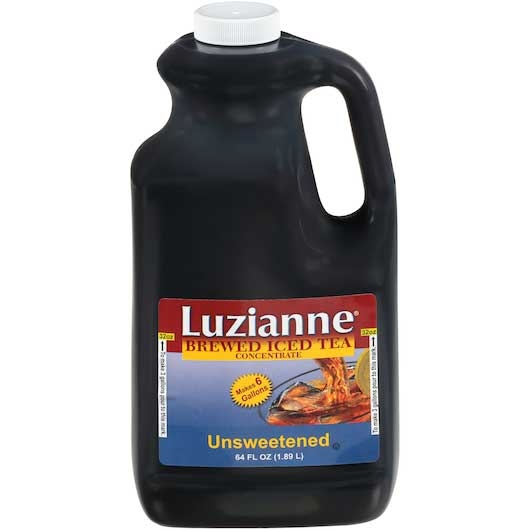 Luzianne Unsweetened Fresh Brew Iced Tea, 64 Ounce -- 6 per case.