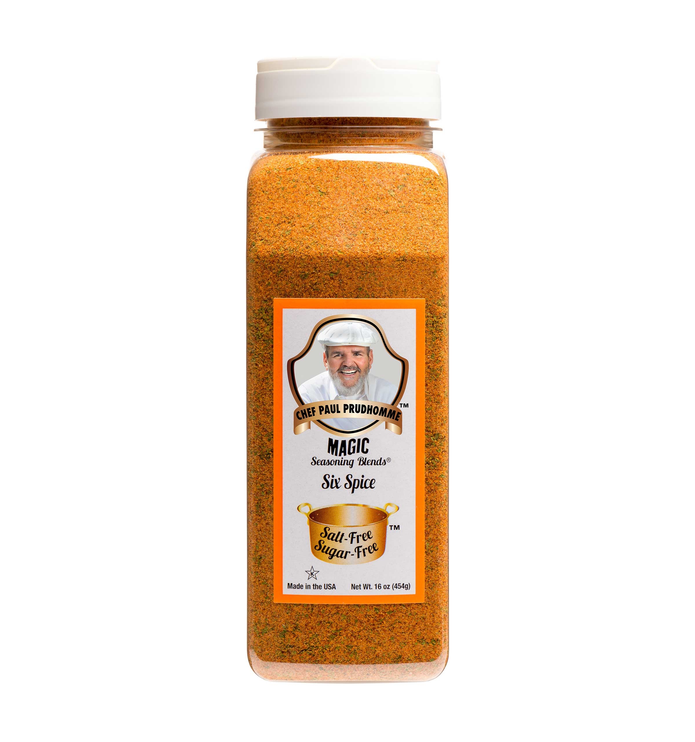 Magic Seasoning Blends Salt Free Sugar Free Six Spice, 16 Ounce -- 6 per case.