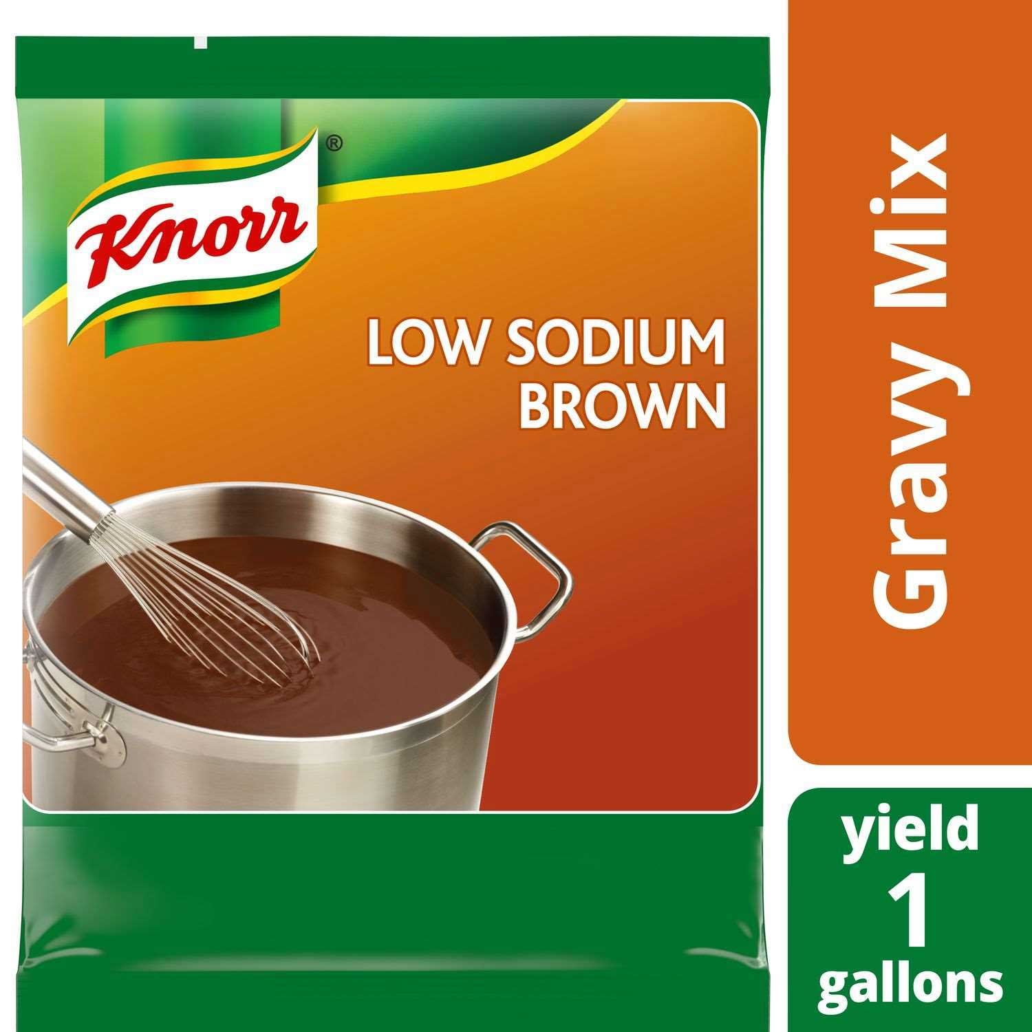 Single Knorr Professional Low Sodium Brown Gravy Mix, 13.5 Ounce