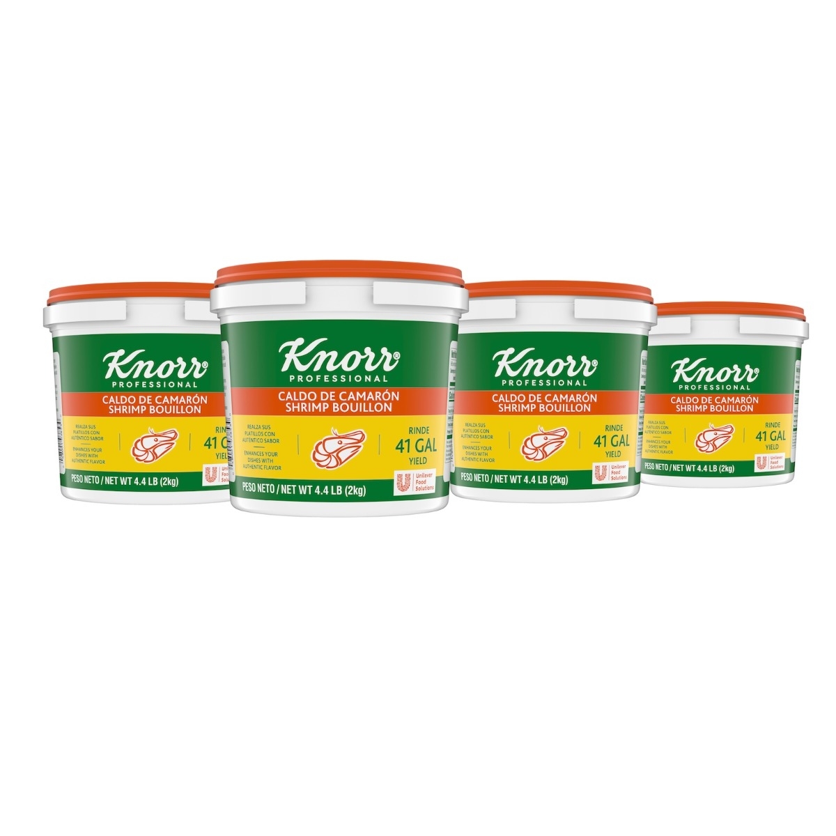 Single Knorr Professional Caldo de Camaron Shrimp Bouillon Base, 4.4 Pound