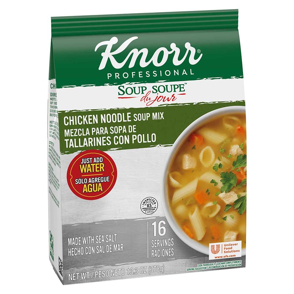 Knorr Professional Soup Du Jour Chicken Noodle Soup Mix, 13.3 Ounce -- 1 Each