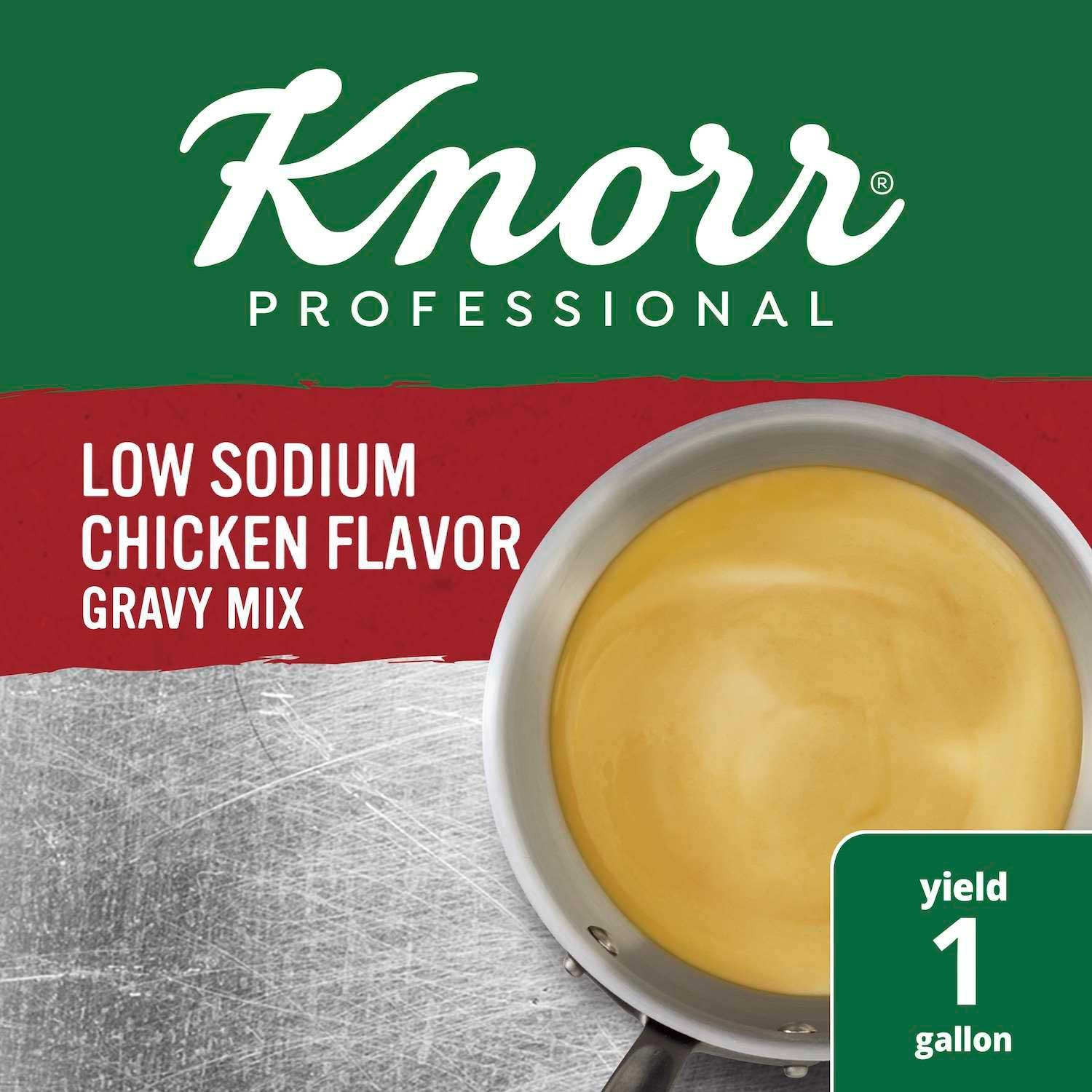 Single Knorr Professional Low Sodium Chicken Gravy Mix, 1 Pound
