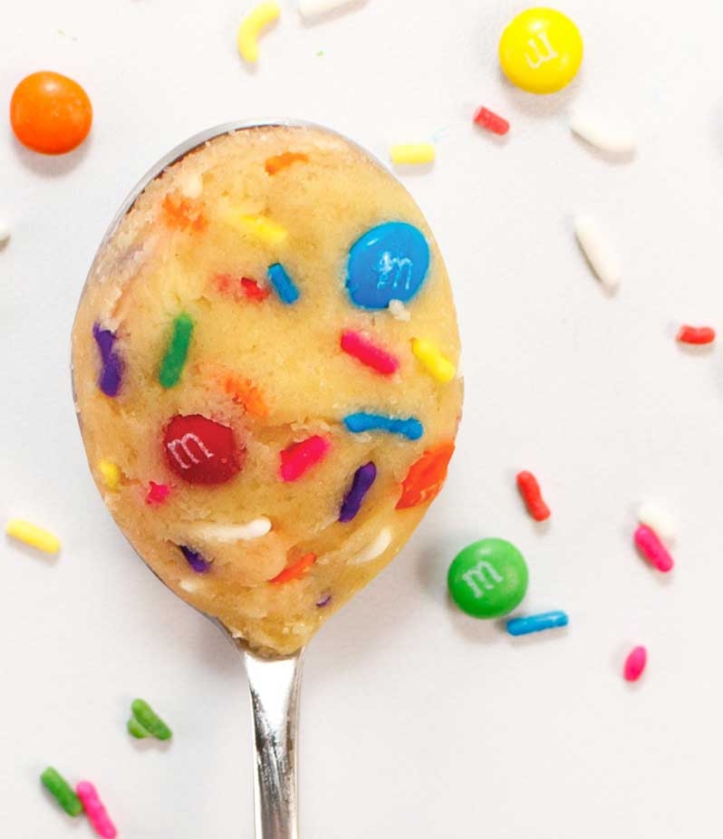 David's Edible Birthday Cake Cookie Dough, 8 Pound -- 2 per case