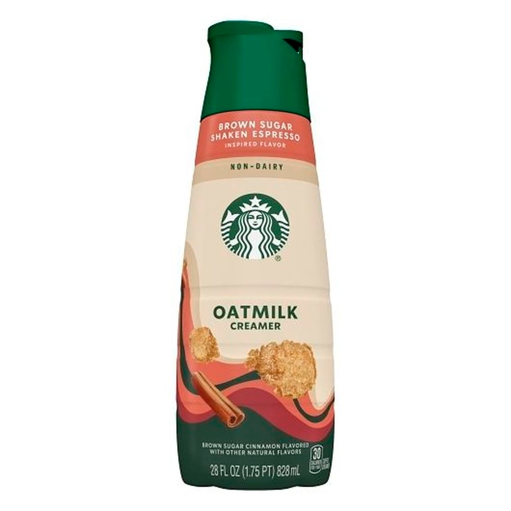 Starbucks Oat Milk Brown Sugar Cinnamon Creamer, 28 Fluid Ounce -- 6 per case