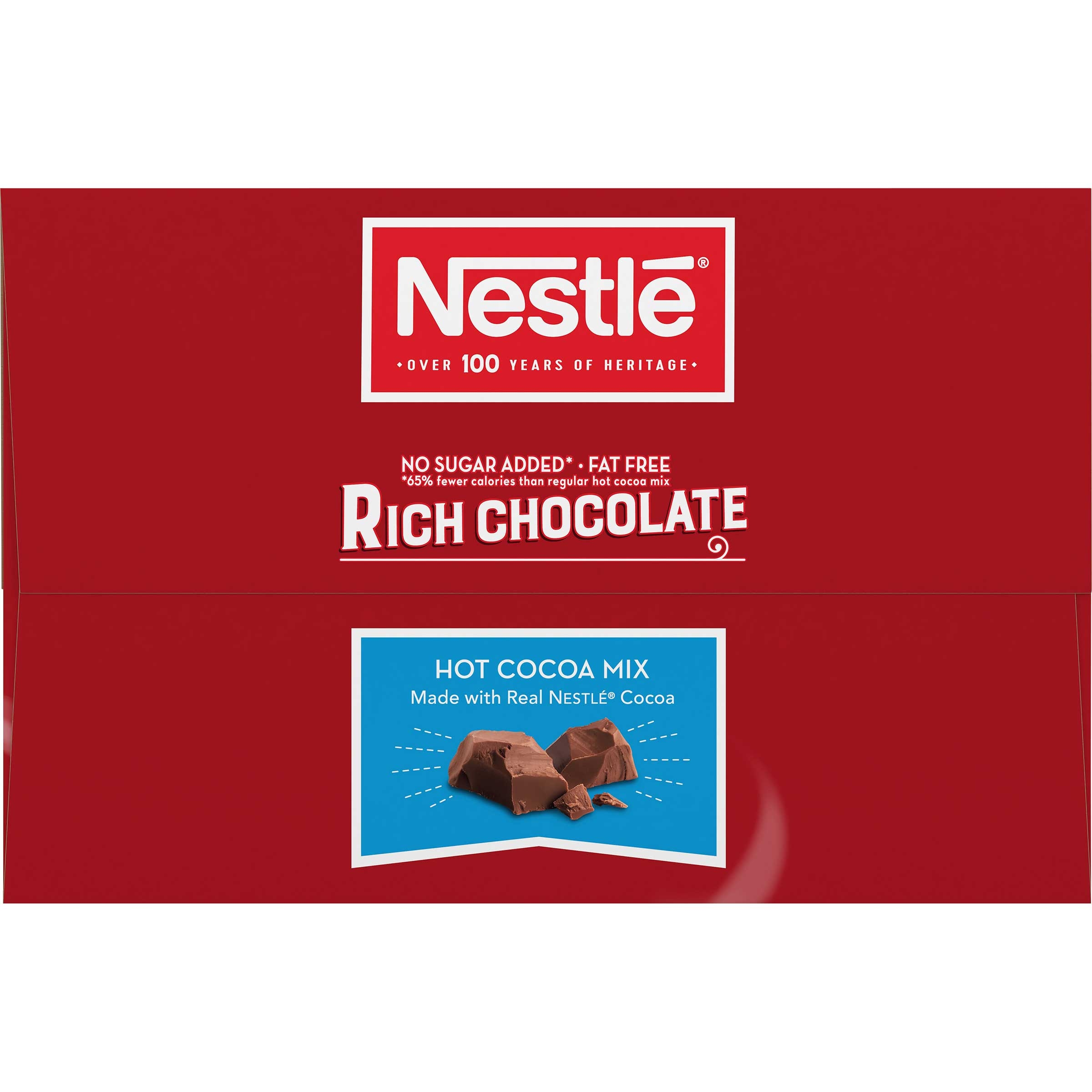 Nestle No Sugar Added Rich Chocolate Flavor Hot Cocoa Mix, 0.28 Ounce -- 180 Per Case