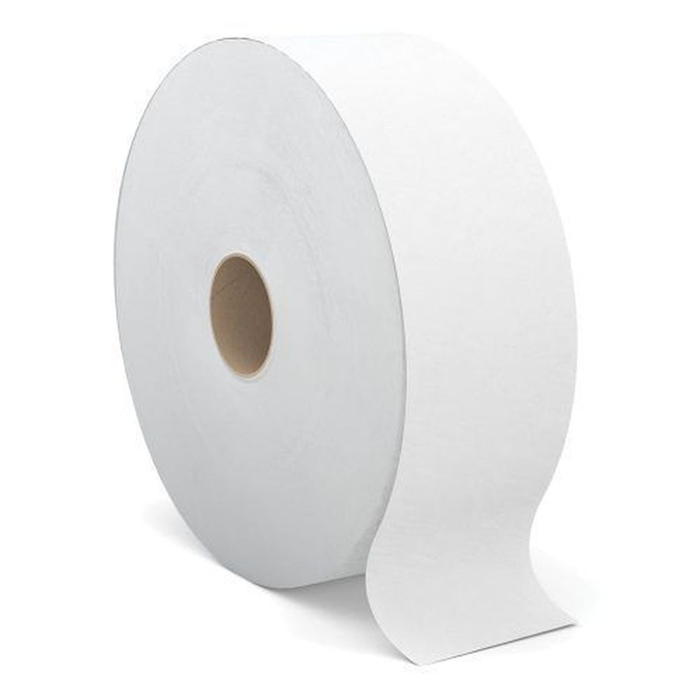 Cascades PRO Perform 2-Ply White Jumbo Roll Bath Tissue, 3.54 inch x 1400 Feet -- 6 rolls per case.