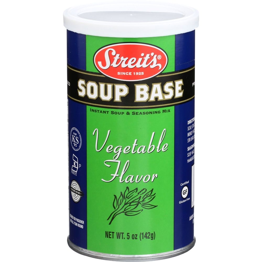 Streits Vegetable Flavor Soup Base, 5 Ounce -- 6 per case
