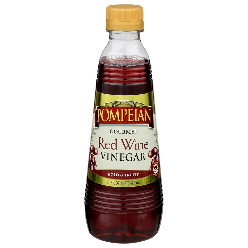 Pompeian Gourmet Red Wine Vinegar, 16 Fluid Ounce -- 6 per case