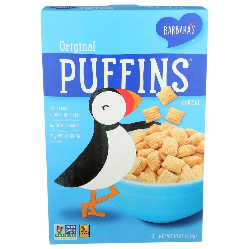 Barbaras Original Puffins Cereal, 10 Ounce -- 12 per case