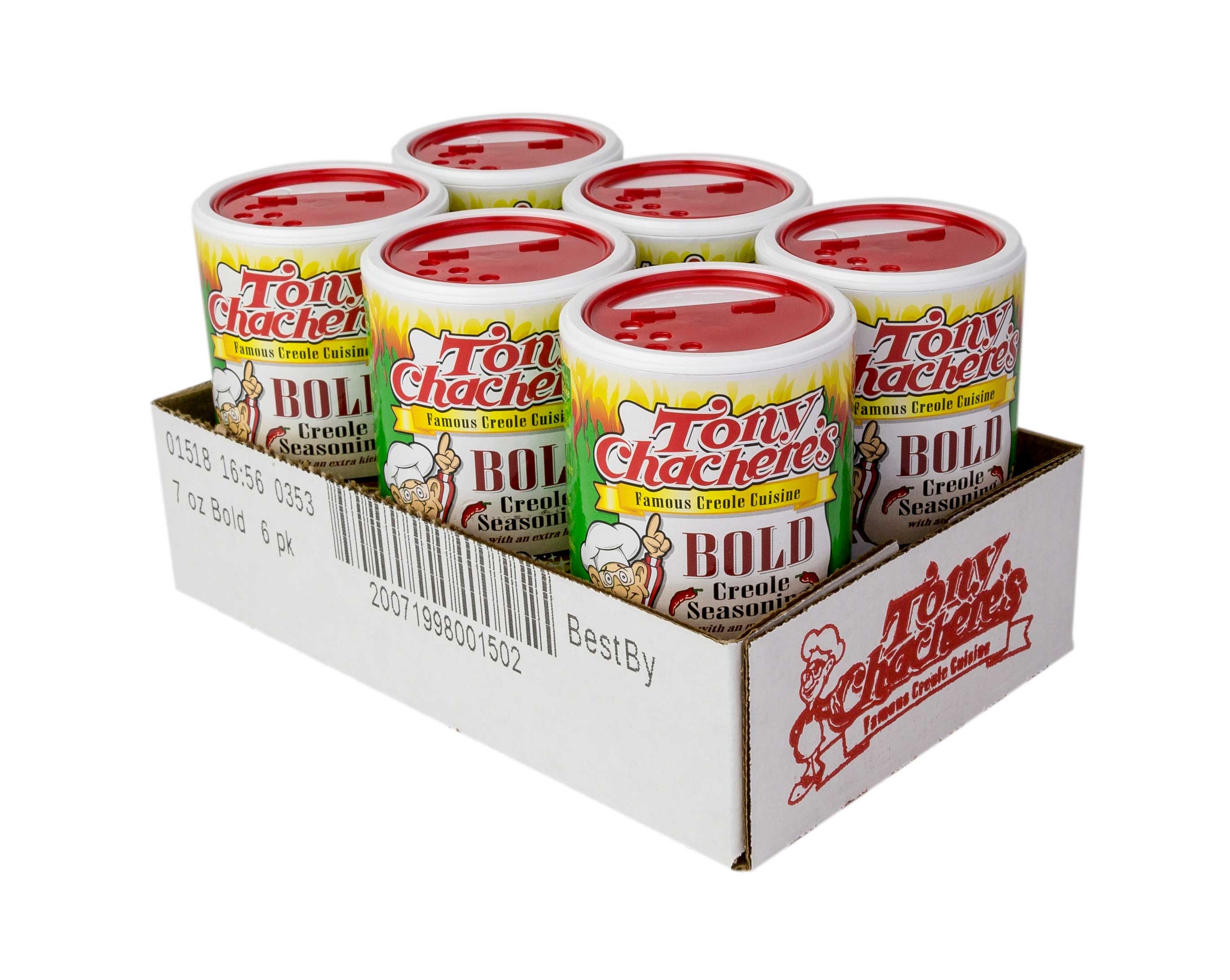 Tony Chacheres Bold Creole Seasoning, 7 Ounce -- 6 per case.