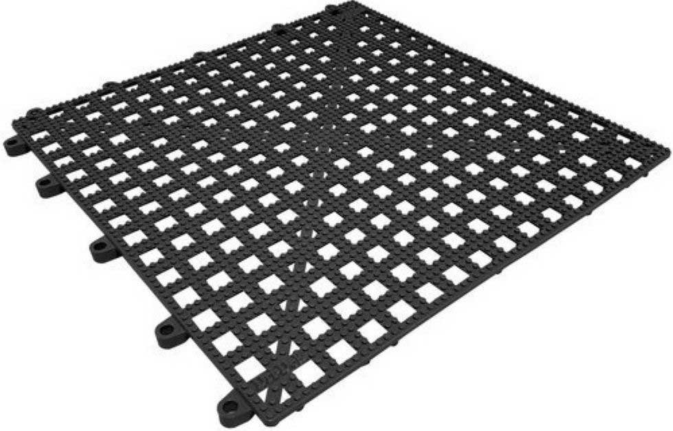 Cactus Mat Almond Dri Dek Tile Mat, 12 x 12 inch.