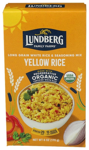 Lundberg Organic Whole Grain Yellow Rice, 6 Ounce -- 6 Per Case