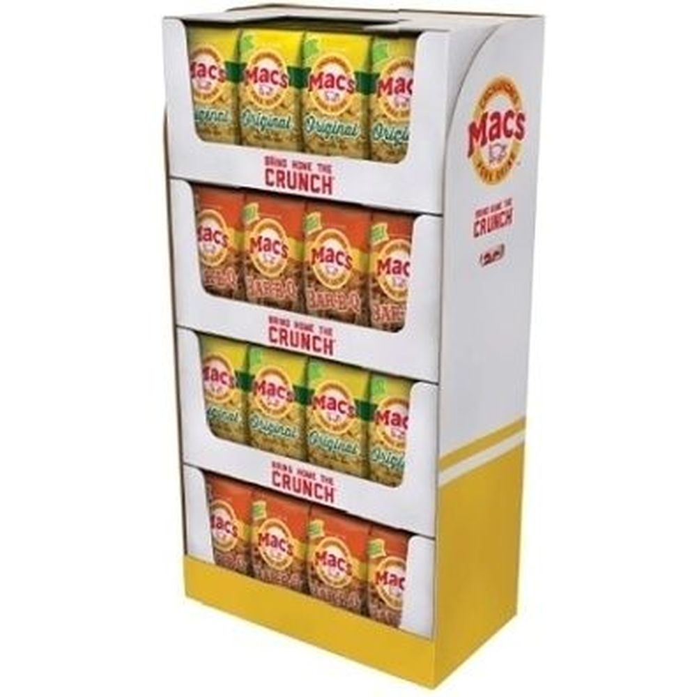 Macs Original and Bbq Pork Skins, 48 count