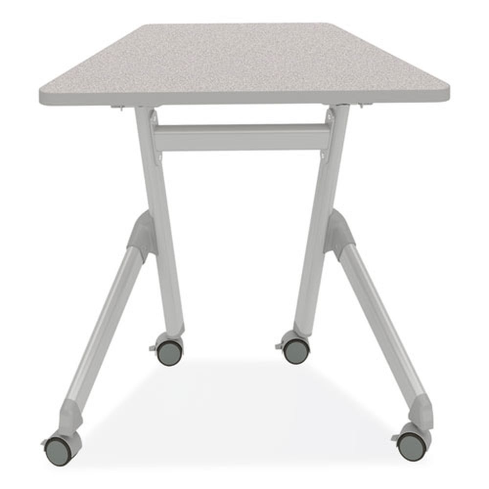 Safco Learn Gray Nesting Trapezoid Desk, 32.83 x 22.25 to 29.5 inch
