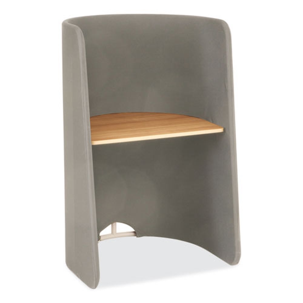 Safco Roam Beech/Dark Gray Touchdown Workstation, 33 x 30 x 51.5 inch
