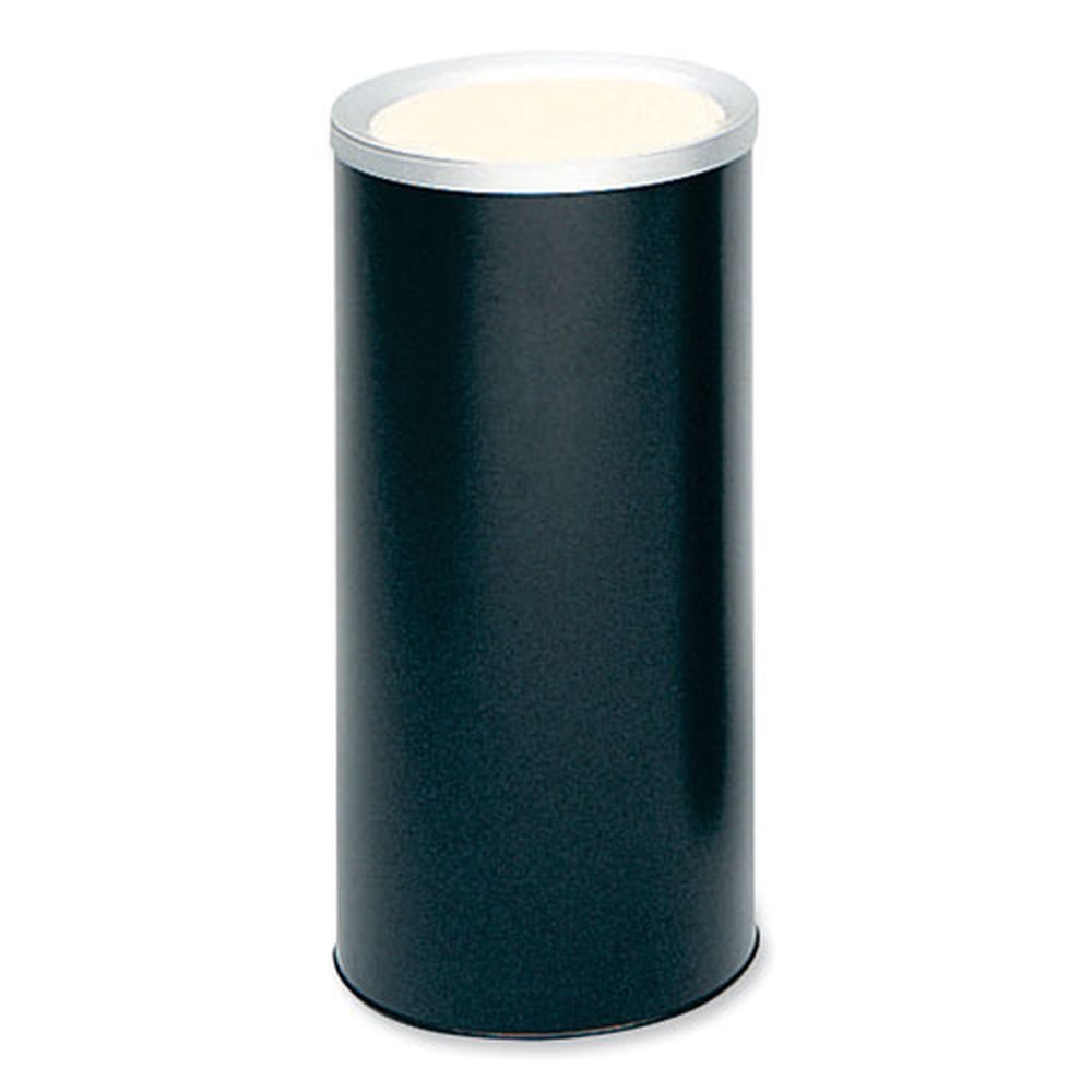 Safco Black Ash Urn, 10 Inch Dia. X 20 Inch Height