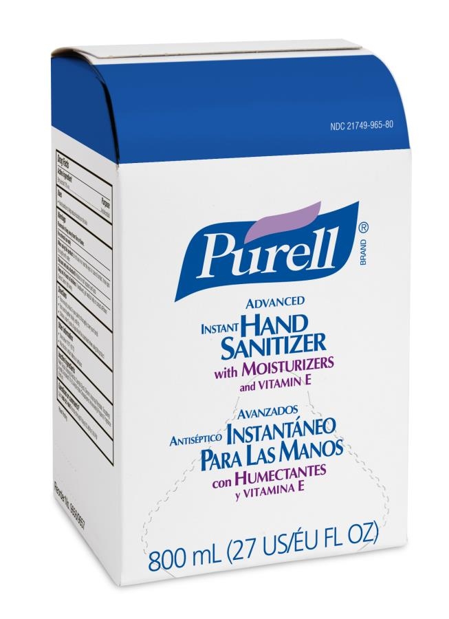 800 Milliliter Purell Instant Hand Sanitizer -- 12 case.
