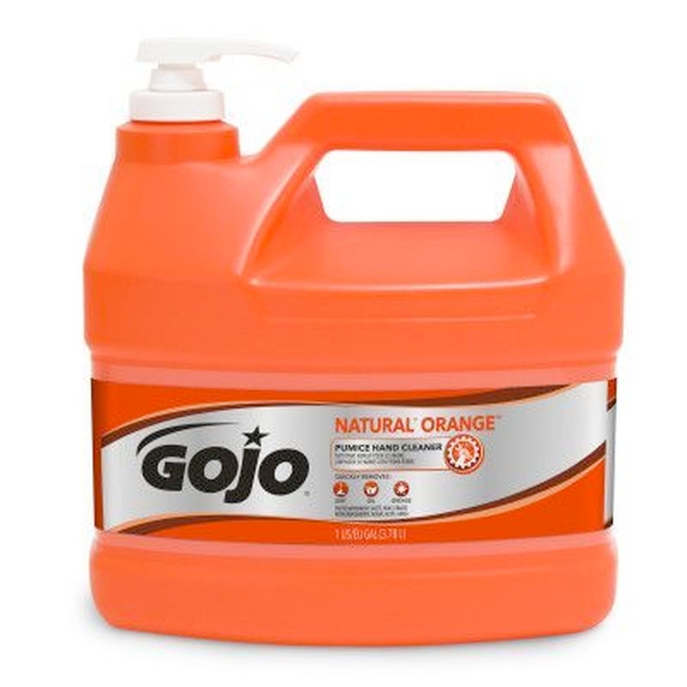 Gojo Natural Orange Citrus Scent Pumice Hand Cleaner, 1 Gallon -- 4 per case