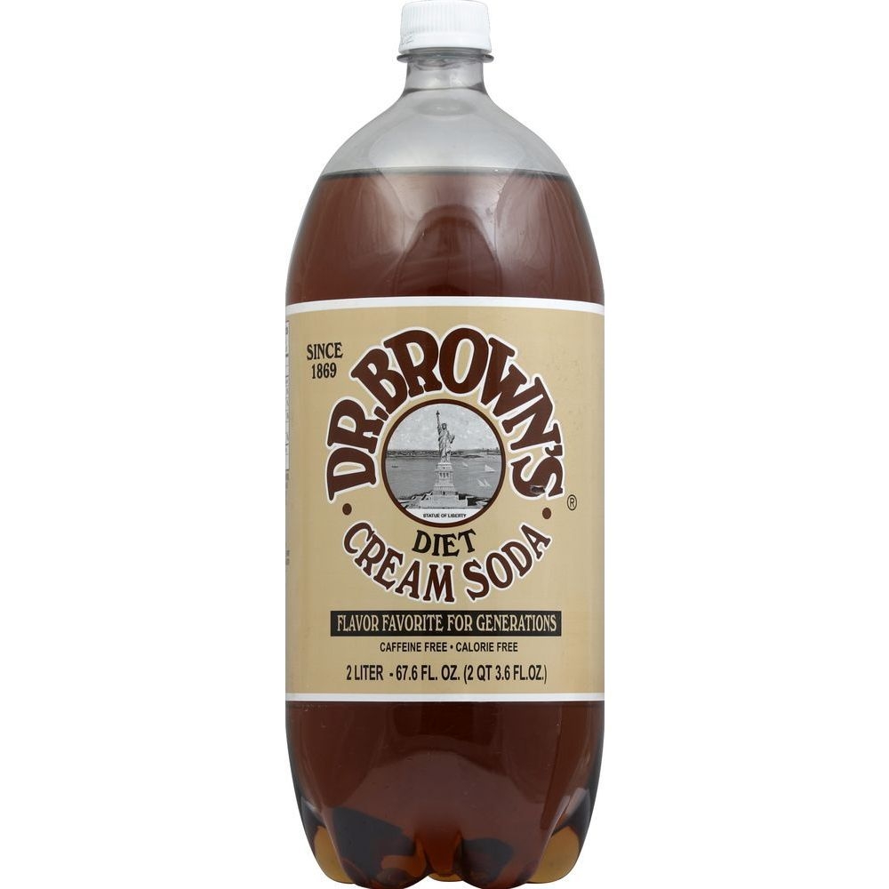 Dr. Browns Diet Cream Soda, 67.6 Ounce -- 6 per case