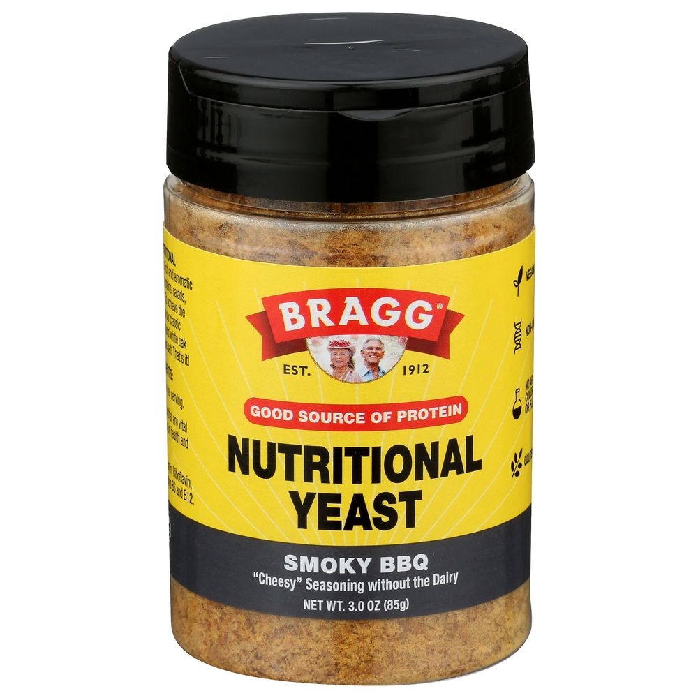 Bragg Smoky BBQ Nutritional Yeast, 3 Ounce -- 6 per case