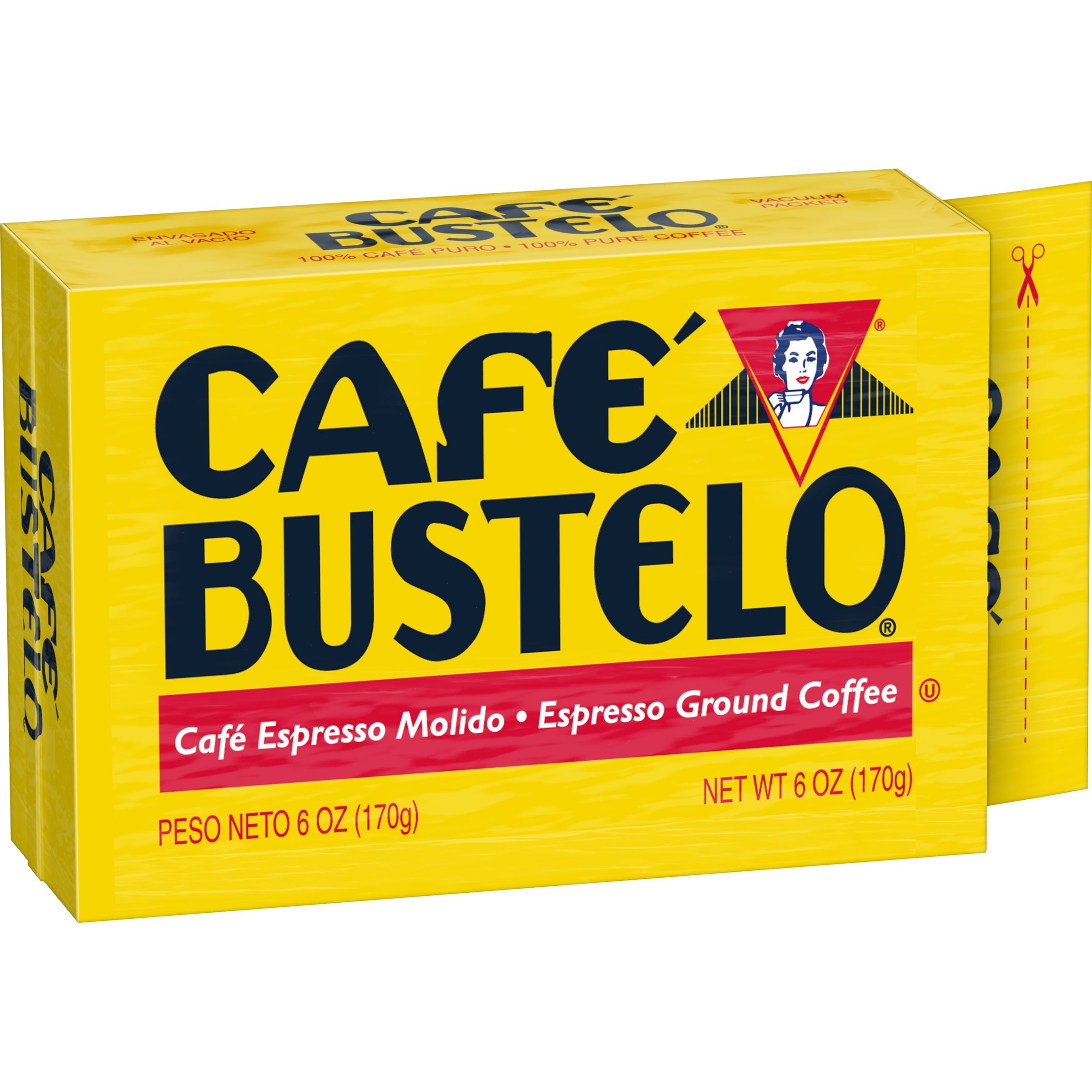 Cafe Bustelo Espresso Ground Coffee, 6 Ounce -- 12 per case.