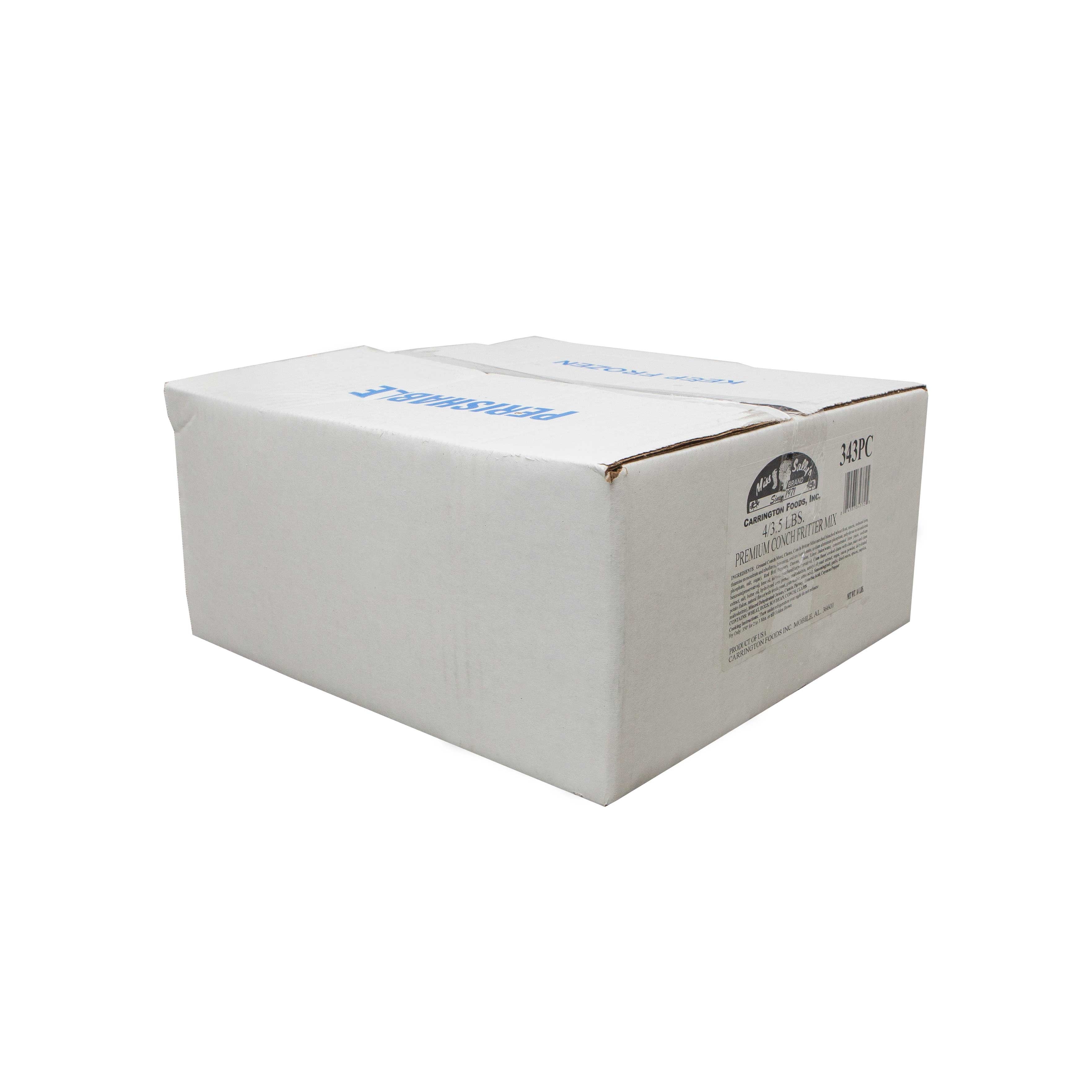 Miss Sallys Premium Conch Fritter, 3.5 Pound -- 4 per case.