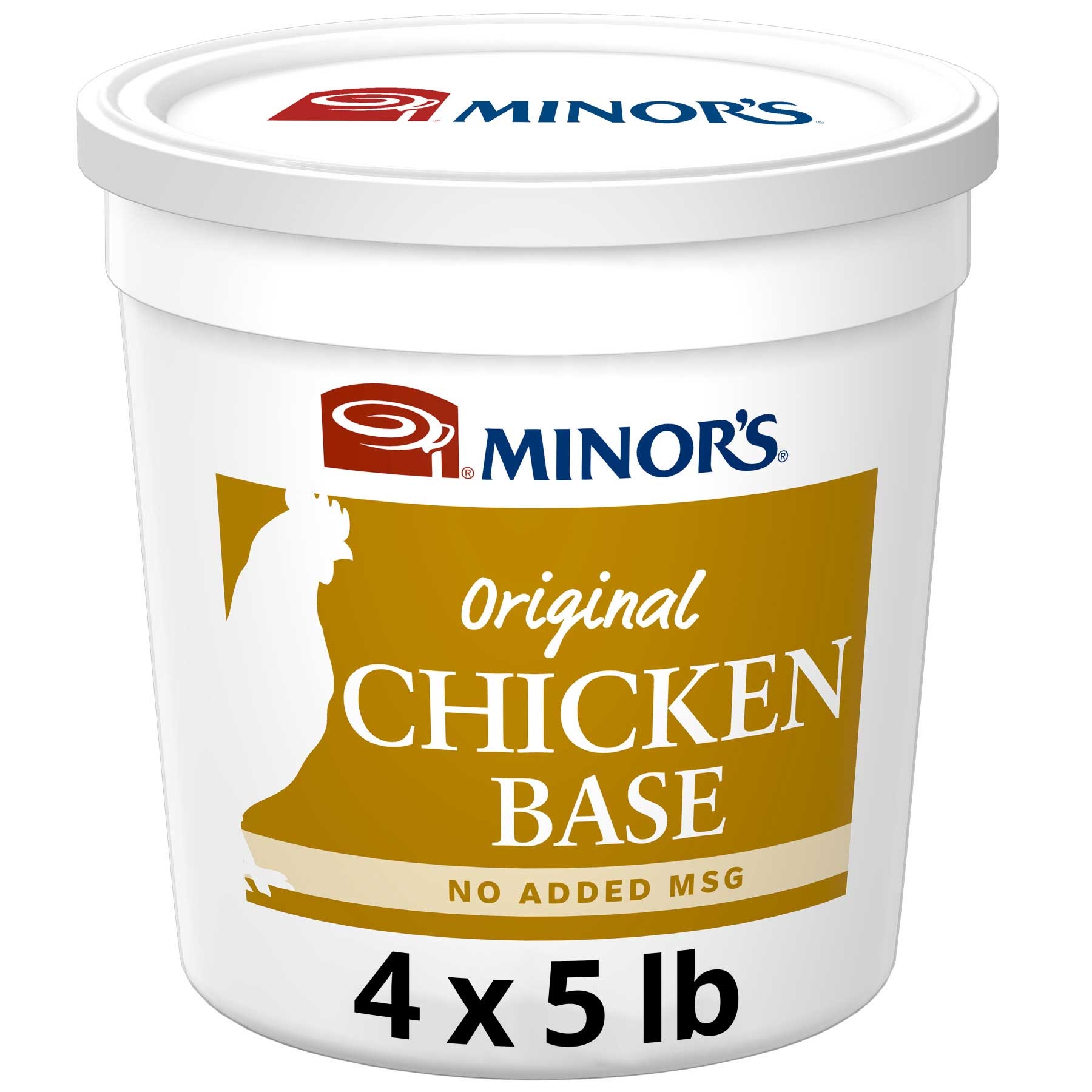 Nestle Minors No Added MSG Chicken Base, 5 Pound -- 4 per case.