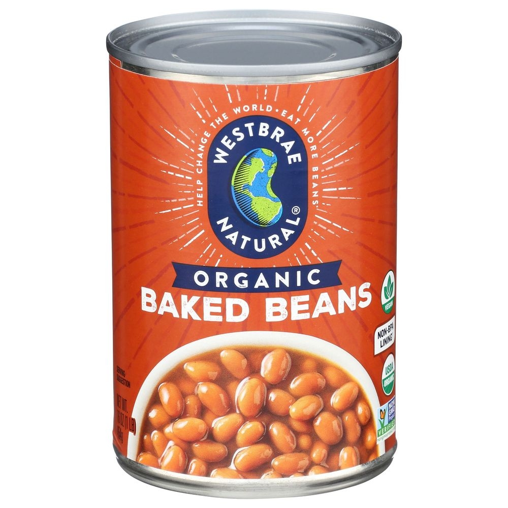 Westbrae Natural Organic Baked Beans, 16 Ounce -- 12 per case