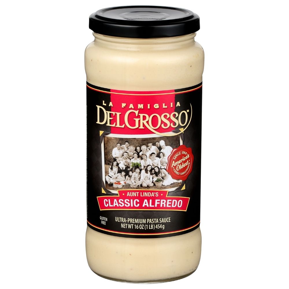 La Famiglia DelGrosso Classic Alfredo Pasta Sauce, 15 Ounce -- 6 per case