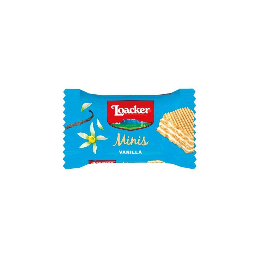 Loacker Minis Vanilla Wafer, 0.353 Ounce