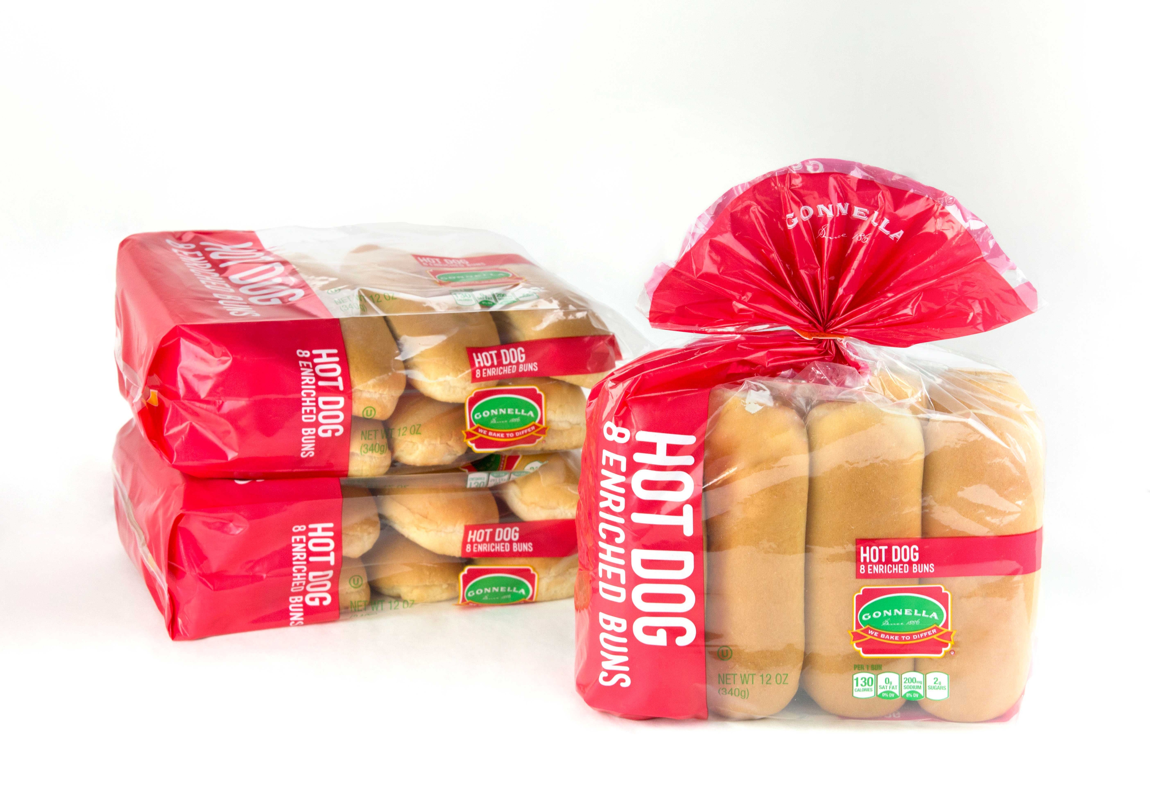 Gonnella Baking Hot Dog Buns, 1.5 Ounce -- 64 per case.