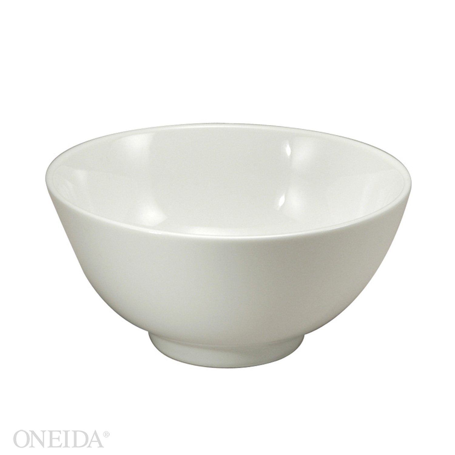 Santandrea Dinnerware 9 Inch Fusion Shape Rice Bowl - Fusion Undecorated Pattern -- 24 Per Case.